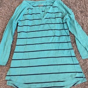 Arizona 3/4 sleeve shirt blue